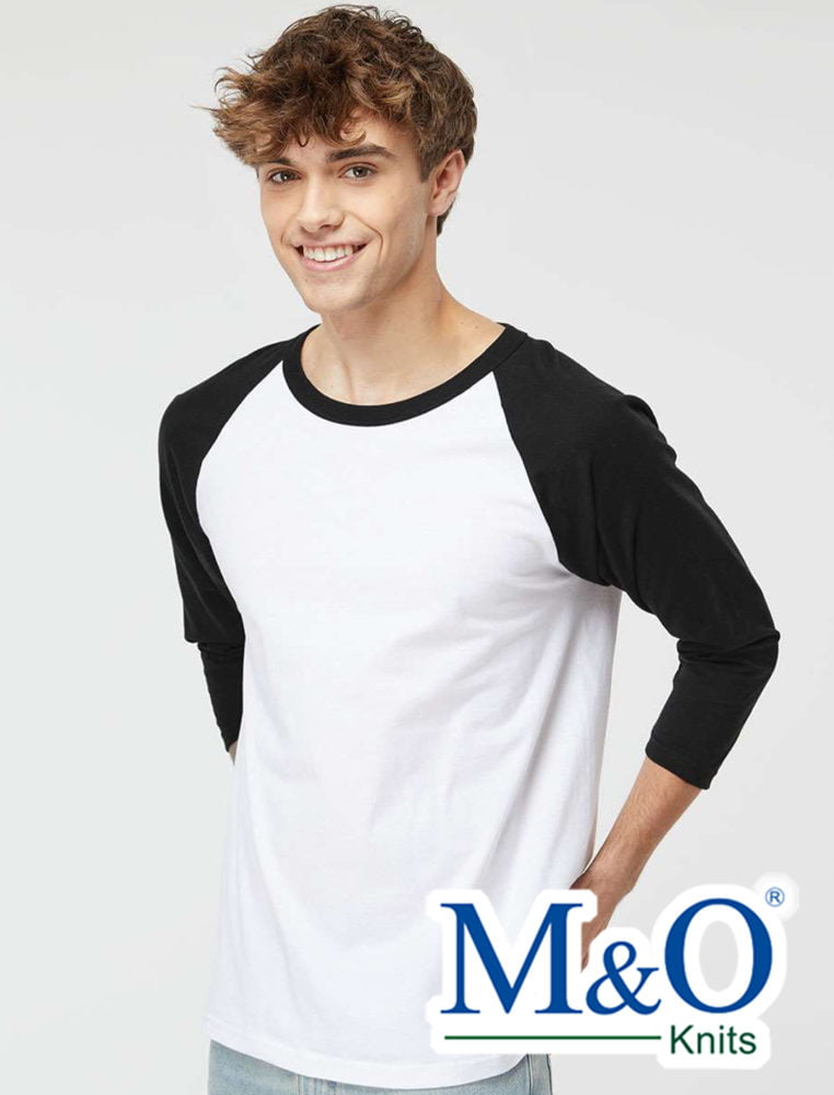 M&O 3/4 Sleeve Baseball Shirt #5540