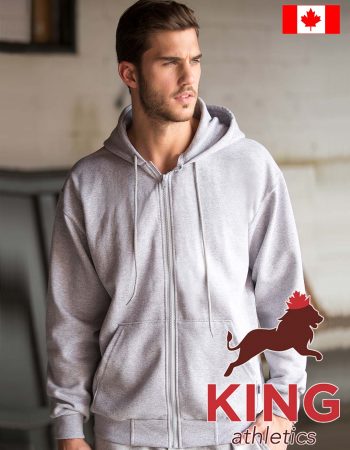 King Full Zip Hooded Sweatshirt #9017