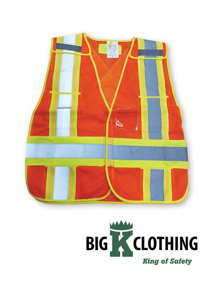 Big K Clothing Soft Mesh Safety Vest #BK101