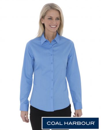 Coal Harbour Ladies Everyday Woven Long Sleeve #L6013