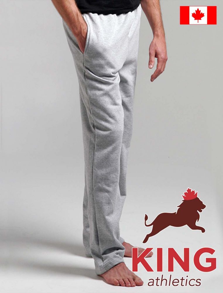 King Open Bottom Pkt Sweatpants #KF9022