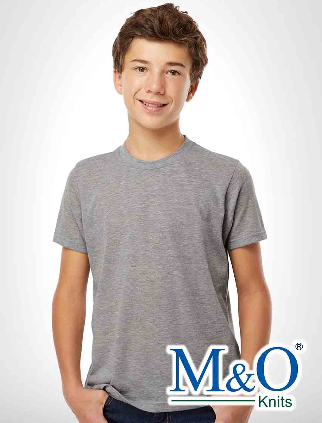 YOUTH M&O 65/35 Poly Blend Tee #3544
