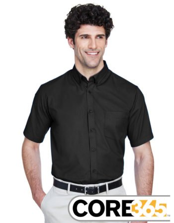 Core 365 Men’s Optimum Short-Sleeve Twill Shirt #88194