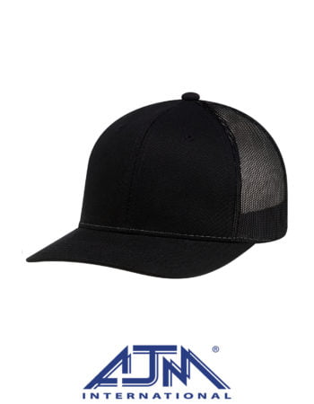 AJM Youth 6-Panel Twill Trucker Hat #8E019B