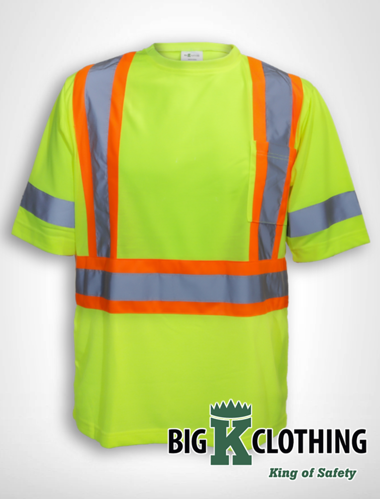 BigK Poly/Cotton Traffic Safety T-Shirt #BK2000/2