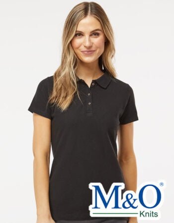 M&O Ladies Ringspun Cotton Pique Polo #7600